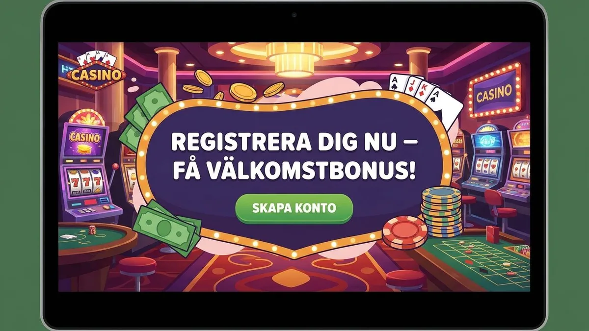 Registrera dig med bonus